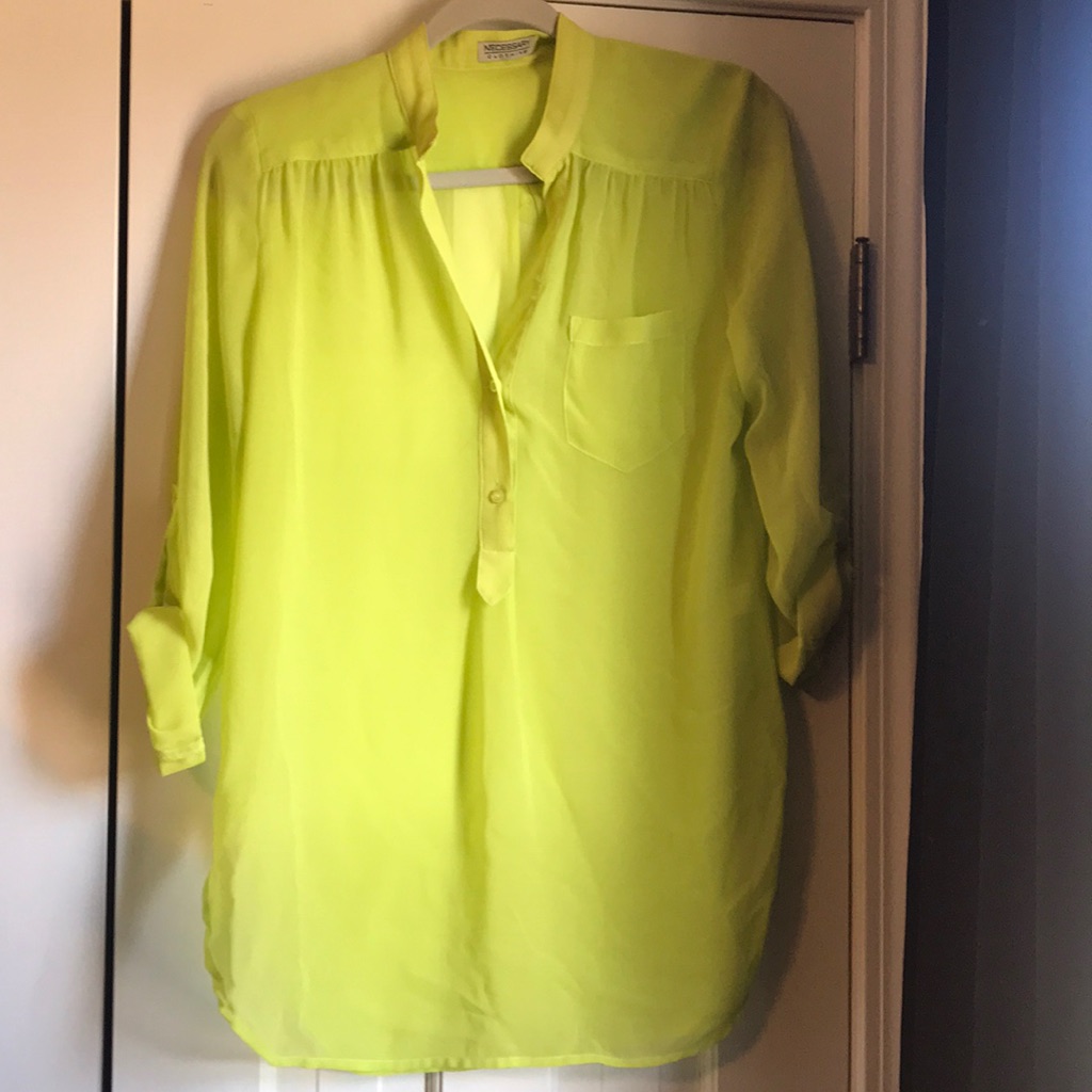Lime Green Blouse